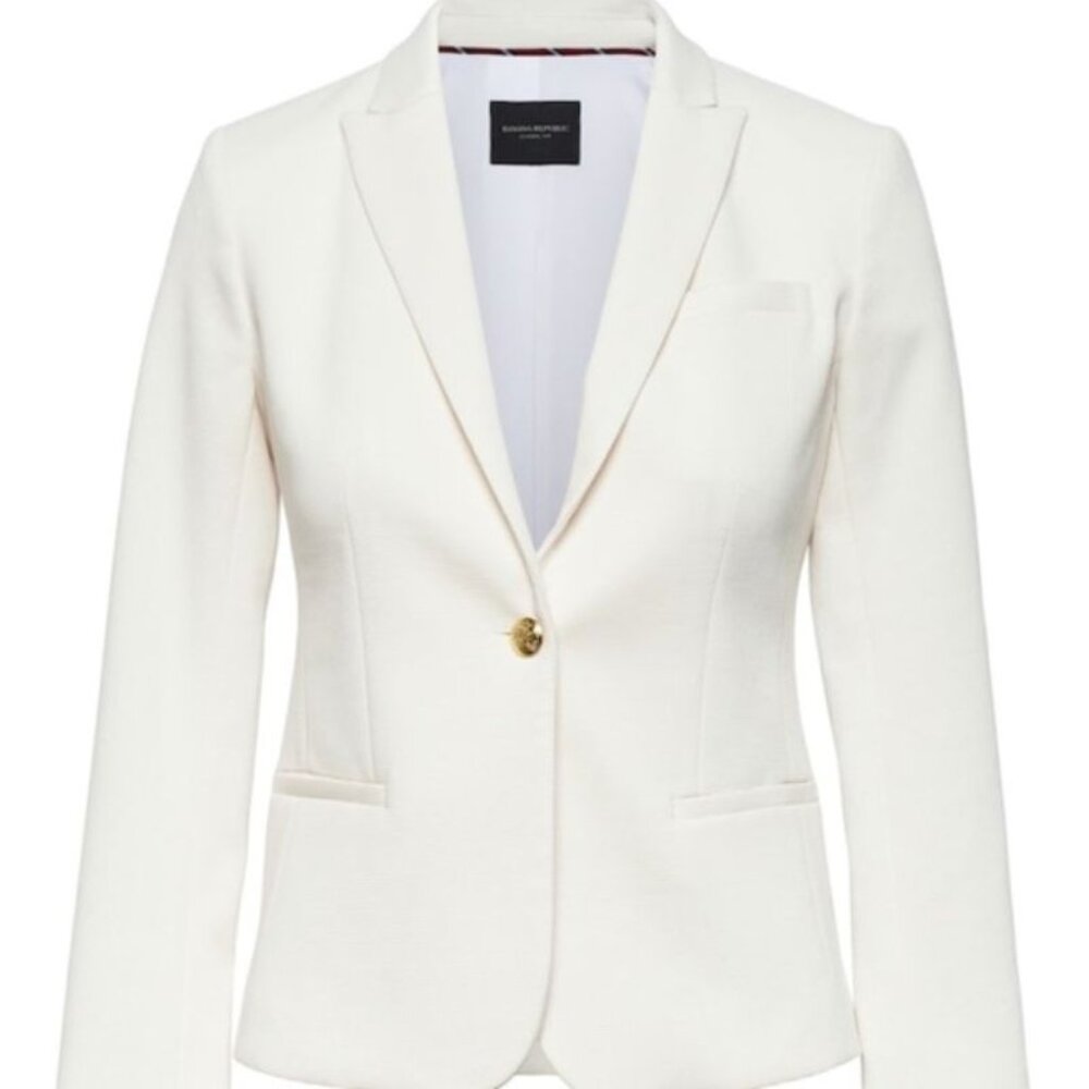 Banana Republic Petite Classic Fit Varsity Blazer